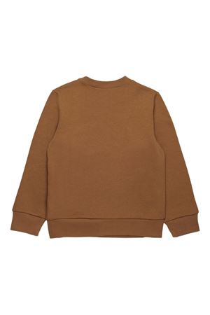 felpa in cotone marrone N°21 KIDS | N21588N01540N720